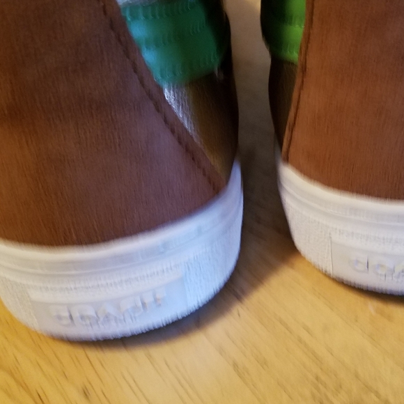 NEW Coach high top sneakers - Picture 3 of 6